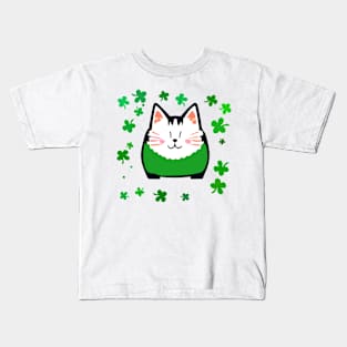 on St. Patrick’s Day bird bag Kids T-Shirt